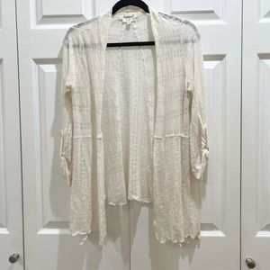 5 for $25! A Pea in the Pod Cream Cardigan Medium